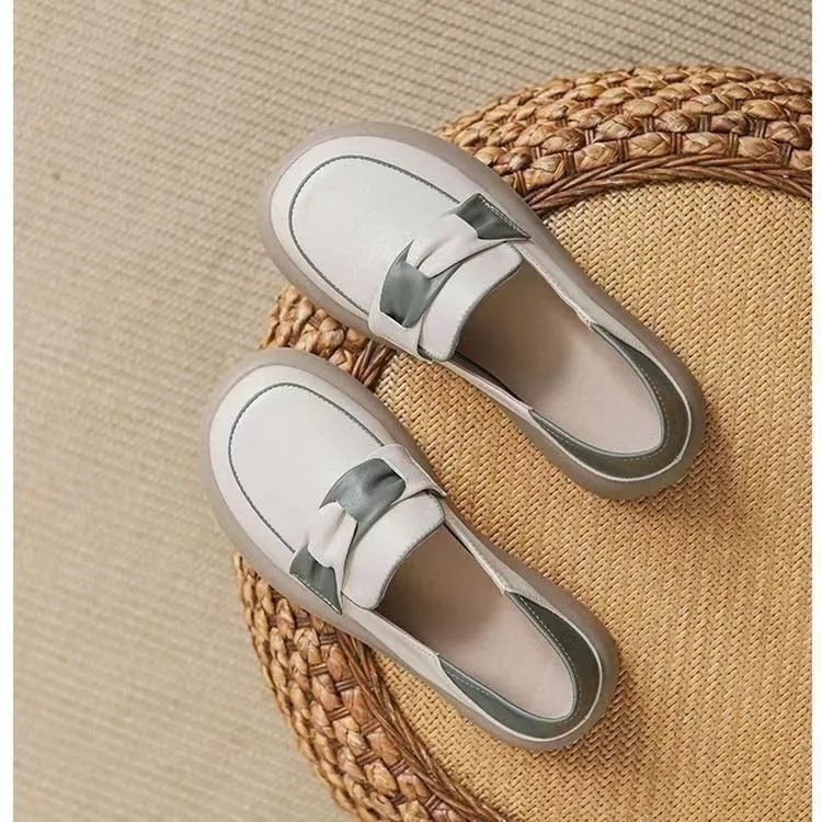 Loafers Soft-Soled 2025 Thick-Soled Explosions Non-Slip Wear-Resistant Flat-Soled Pregnant Women'S New Slip-On Casual Shoes - Image 4